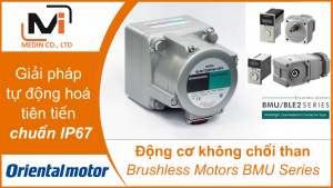 Giải pháp tự động hoá tiên tiến chuẩn IP67 với Động cơ không chổi than Brushless Motors BMU Series