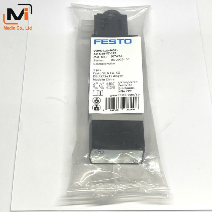 Festo Van điện từ VUVS-L20-M52-AD-G18-F7-1C1 (575263)