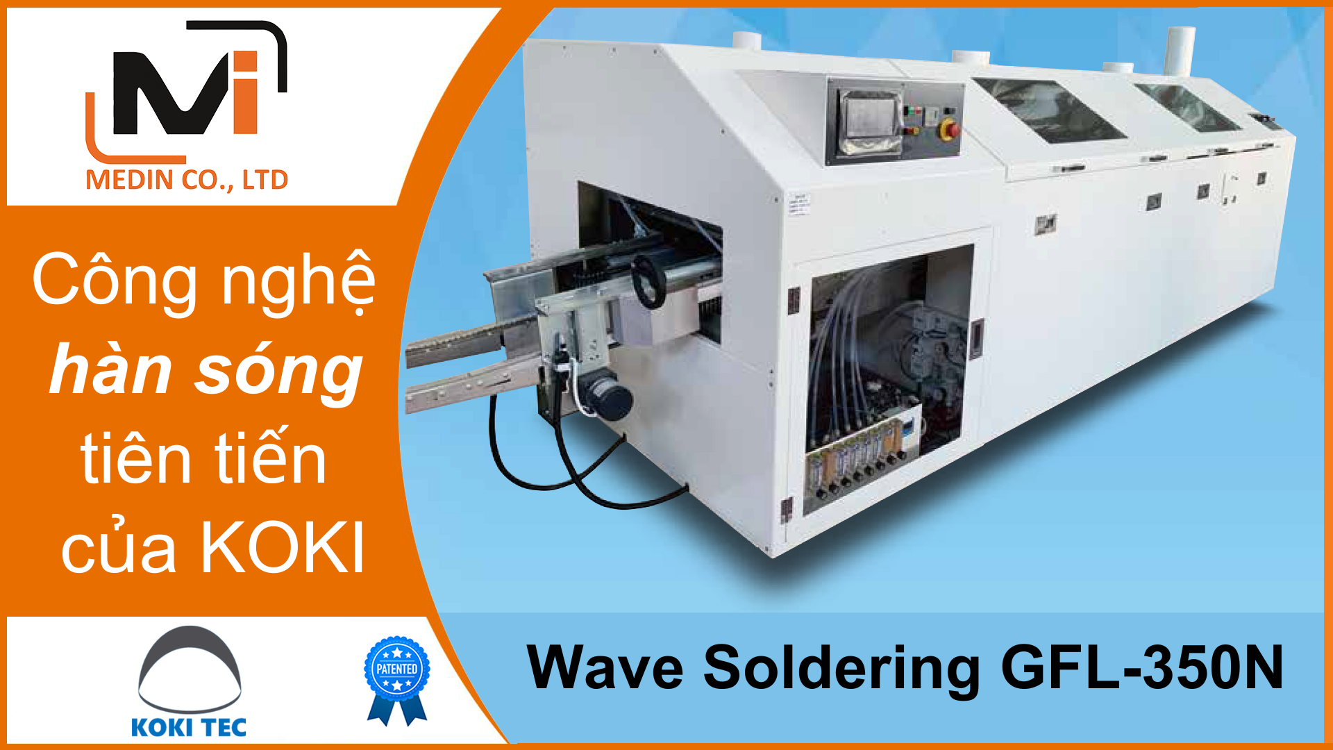 Công nghệ hàn sóng tiên tiến với Wave Soldering GFL-350N Koki