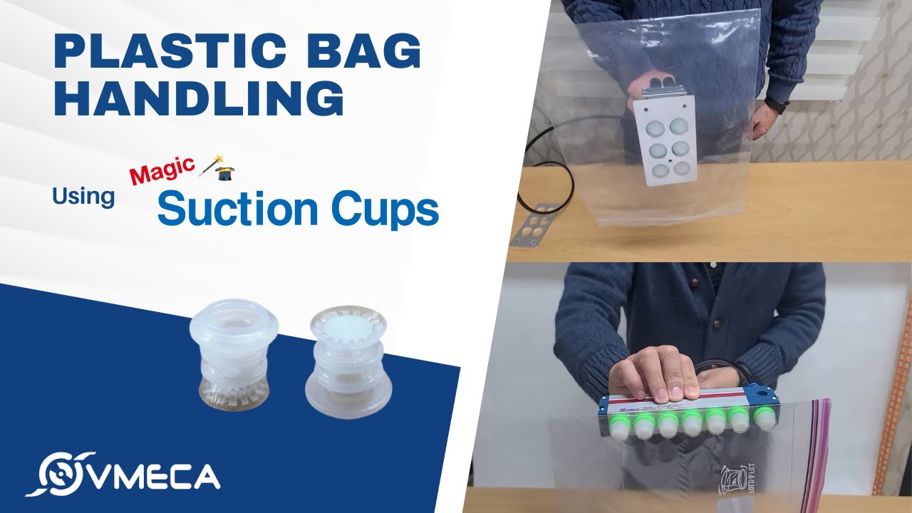 Giải pháp mở túi tự động với Núm hút chân không Suction Cup SB-Type Vmeca