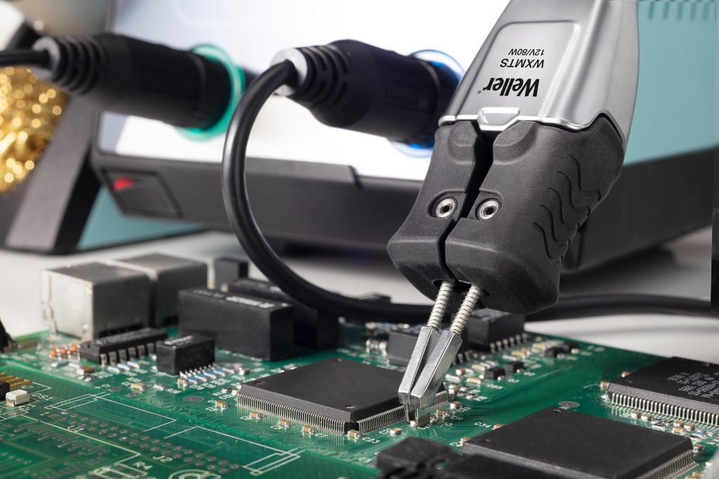 Giải pháp tháo hàn tối ưu với Nhíp khử mối hàn Desoldering Tweezers WXMTS của Weller