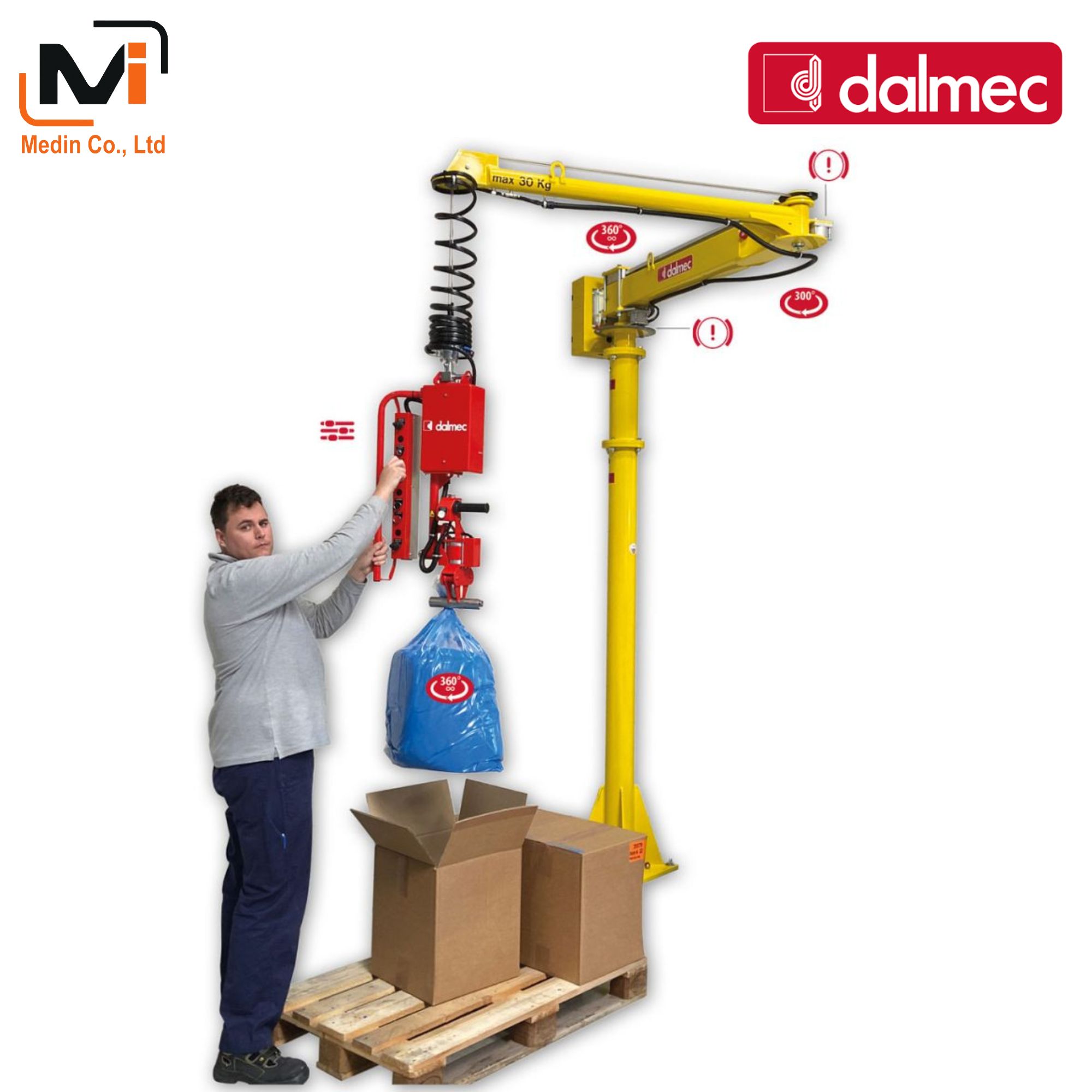 Posifil Manipulators With Cable – Tay Trợ Lực Dalmec