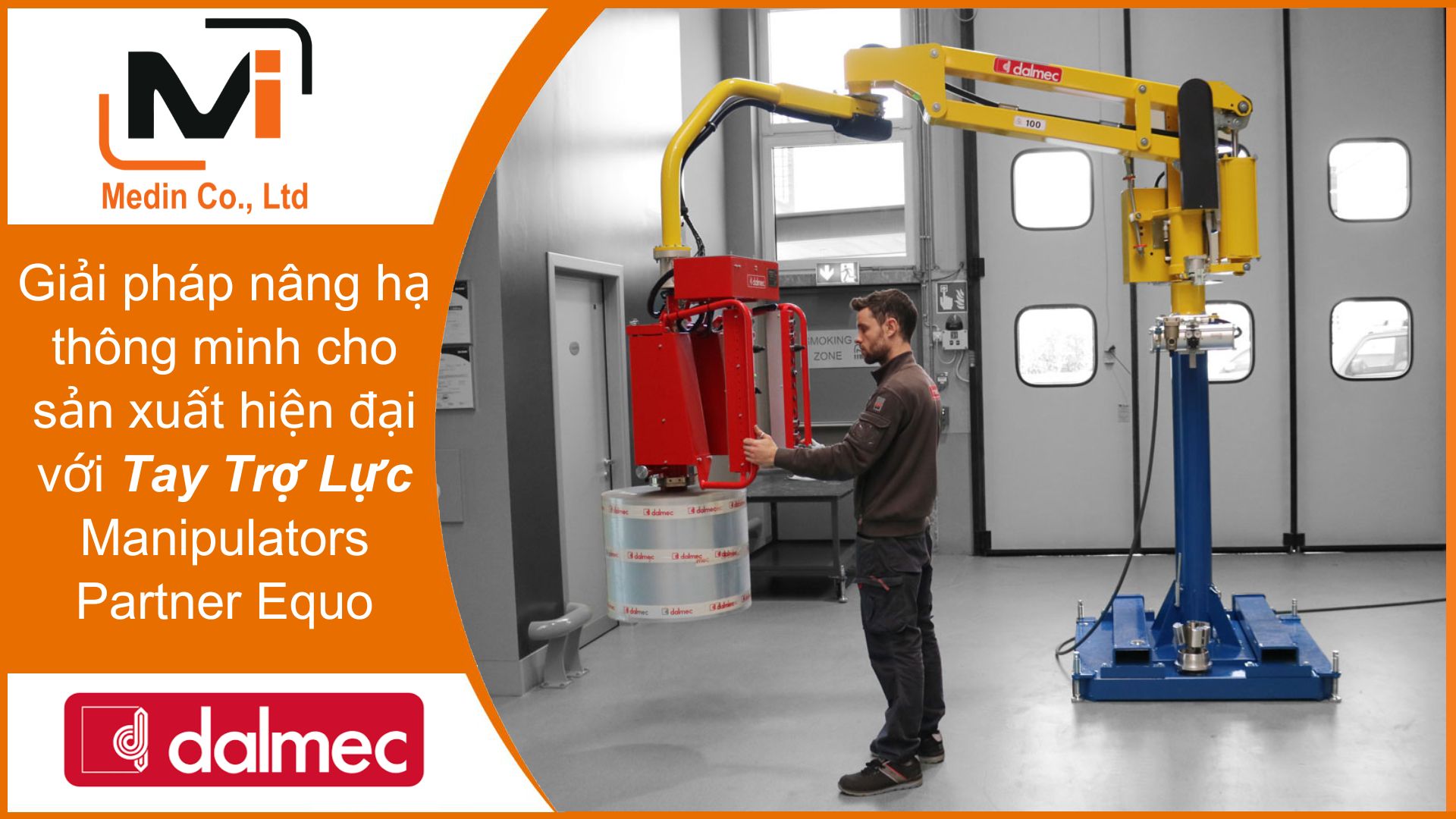 Tay Trợ Lực Manipulators Partner Equo Giải pháp nâng hạ thông minh cho sản xuất hiện đại