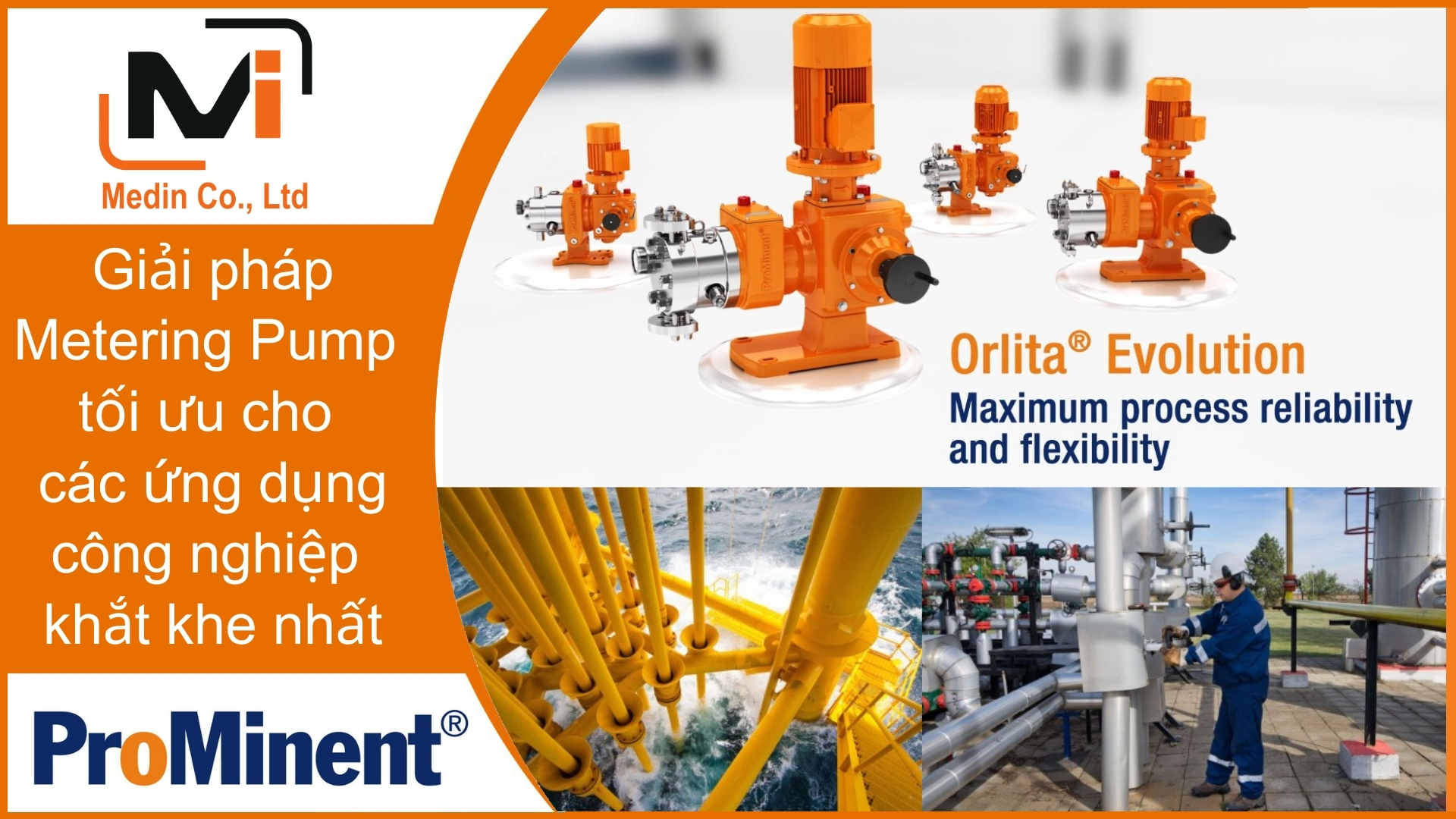 Bơm định lượng Prominent là giải pháp Metering Pump tối ưu cho những ứng dụng công nghiệp khắt khe nhất