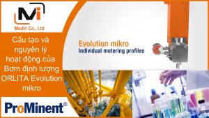 Bơm định lượng là gì - Cấu tạo và nguyên lý hoạt động của ORLITA Evolution mikro ProMinent