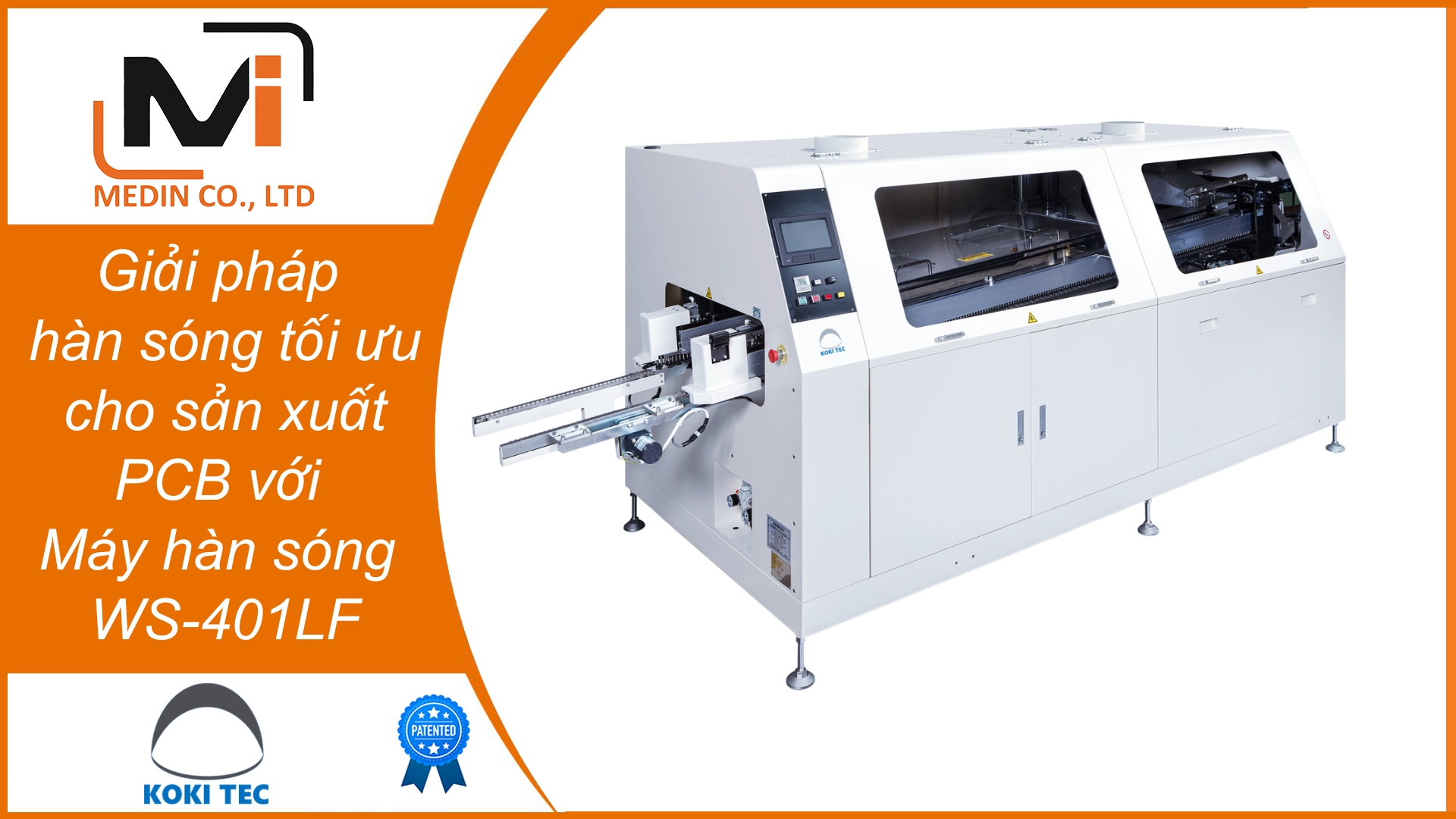 Giải pháp hàn sóng tối ưu cho sản xuất PCB với Máy hàn sóng WS-401LF của Koki từ Nhật Bản