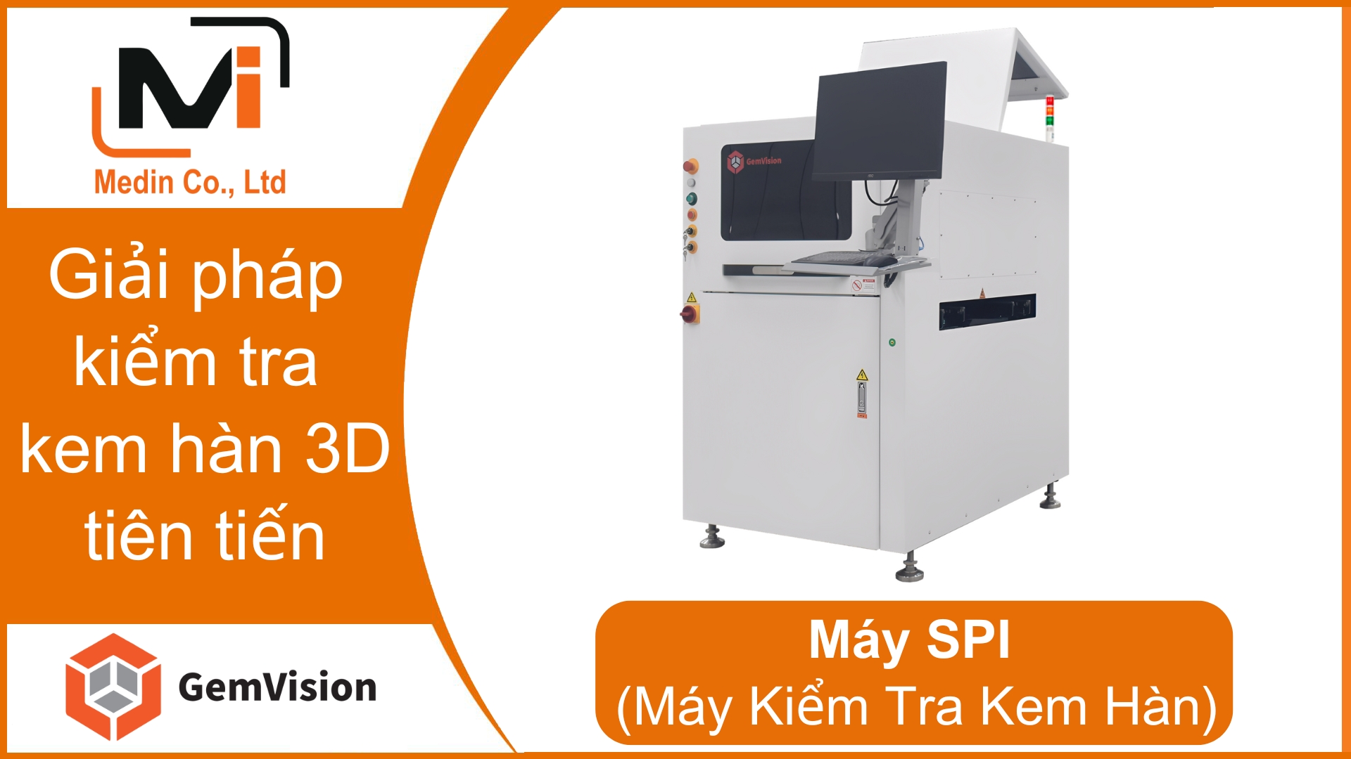 Máy Kiểm Tra Kem Hàn SPI GS450DL Gemvision - Giải Pháp Tối Ưu Cho Dây Chuyền SMT