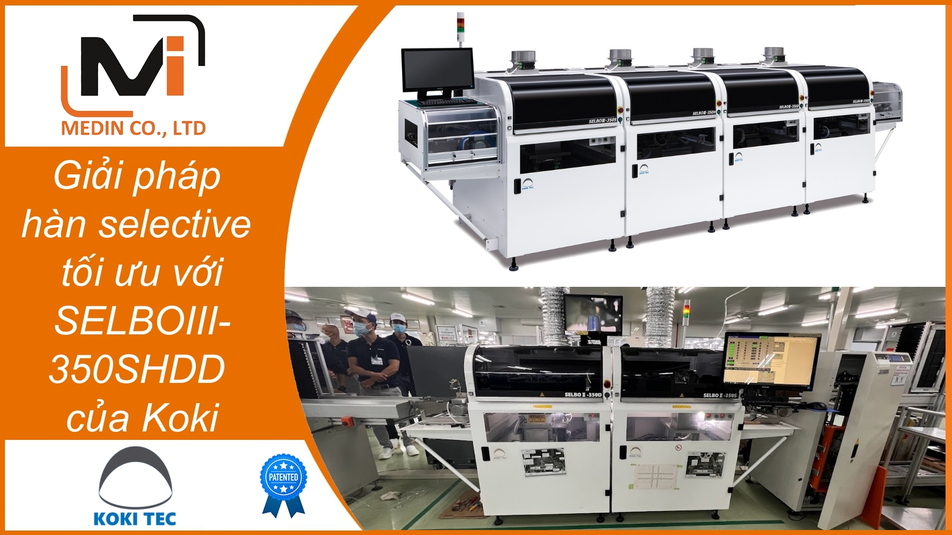 Máy hàn điểm là gì - Giải pháp hàn selective tối ưu với Máy hàn điểm SELBOIII-350SHDD Koki