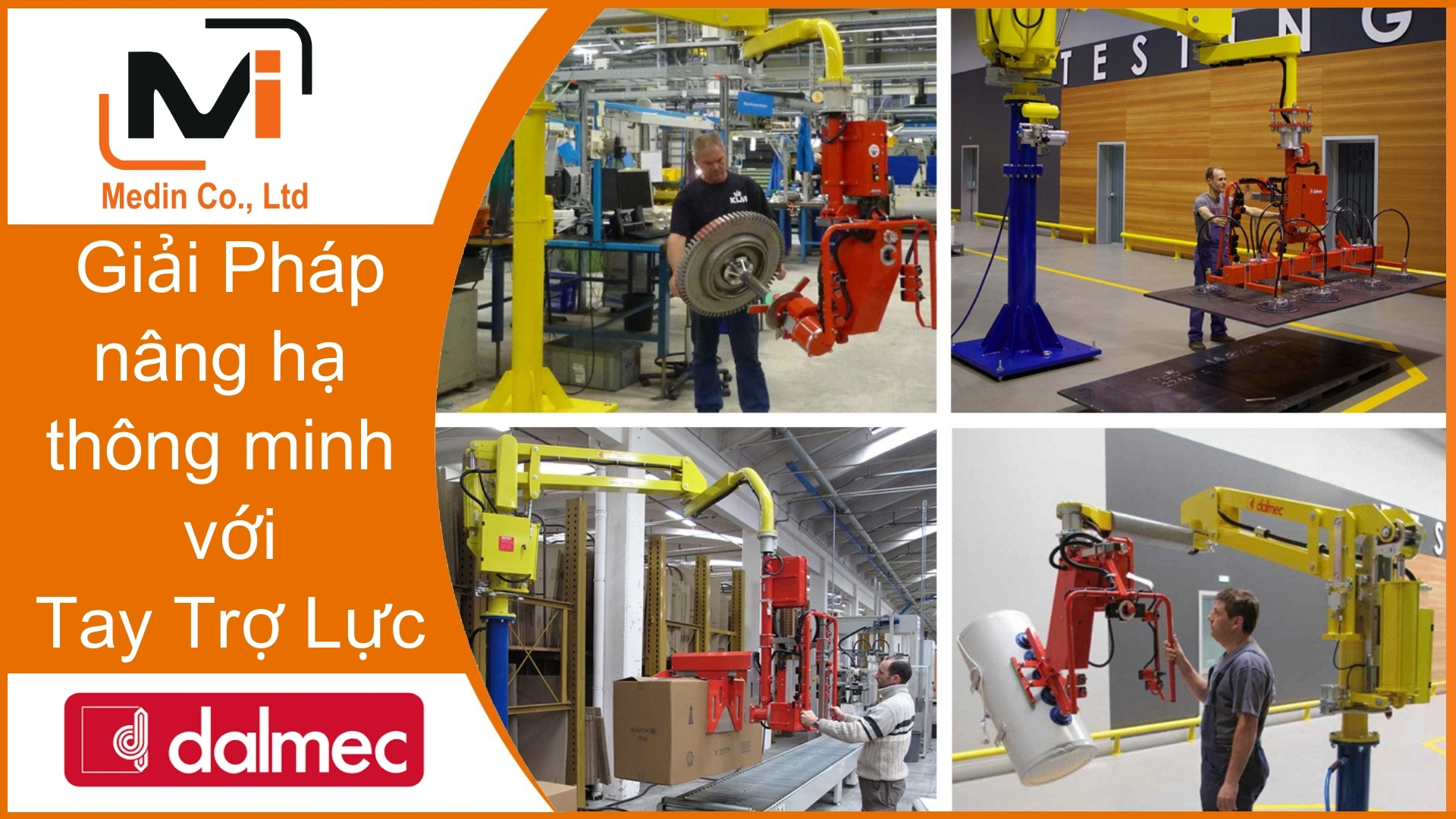 Tay trợ lực là gì? Giải pháp nâng hạ thông minh với Tay trợ lực Manipulator của Dalmec
