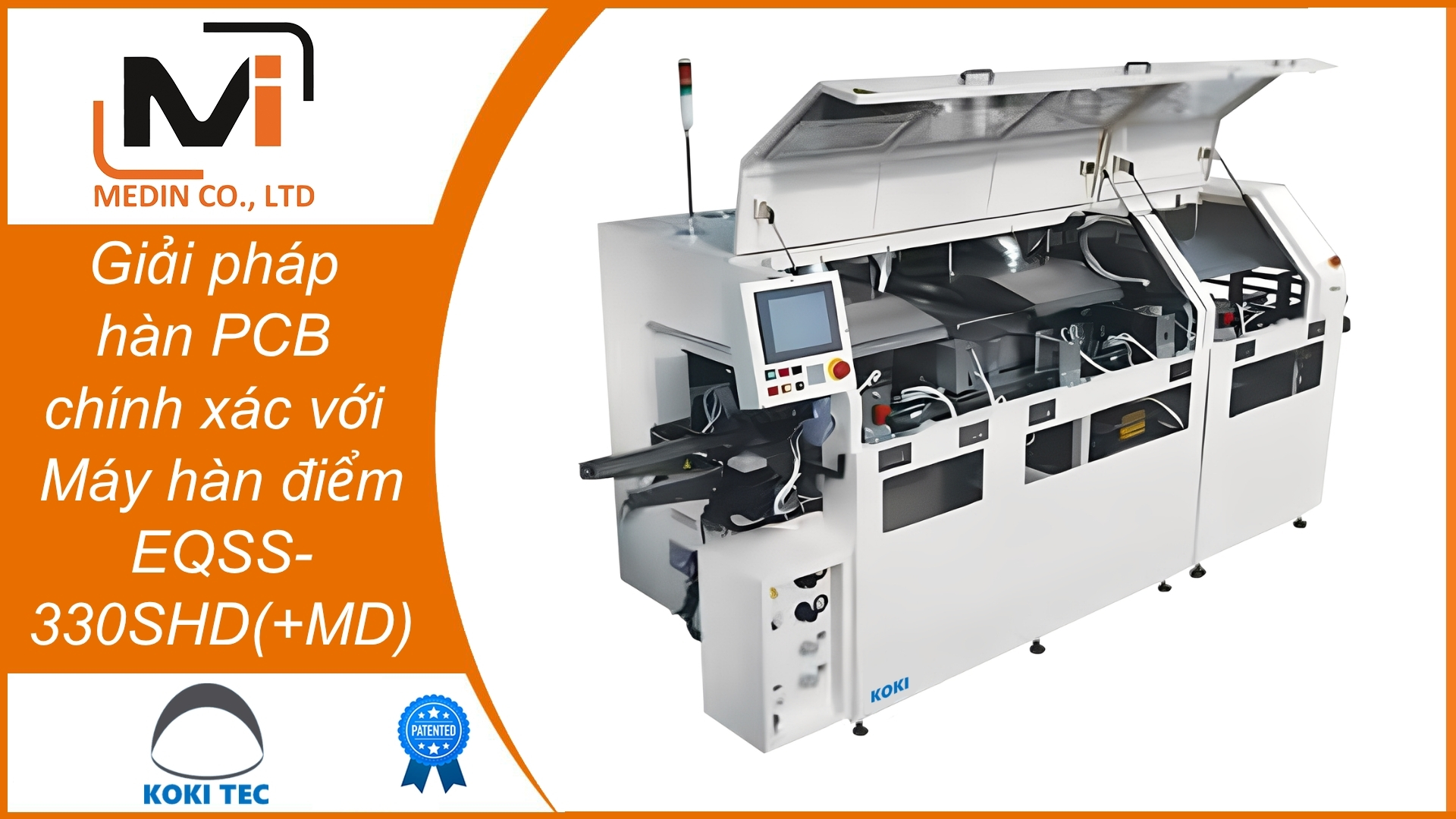 Giải pháp hàn PCB chính xác với Máy Hàn Điểm Selective EQSS-330SHD(+MD) của Koki