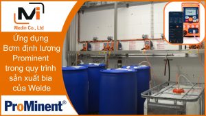 Ứng dụng Bơm định lượng Prominent trong quy trình sản xuất bia của Welde với công nghệ hiện đại của Meter Pump gammaX