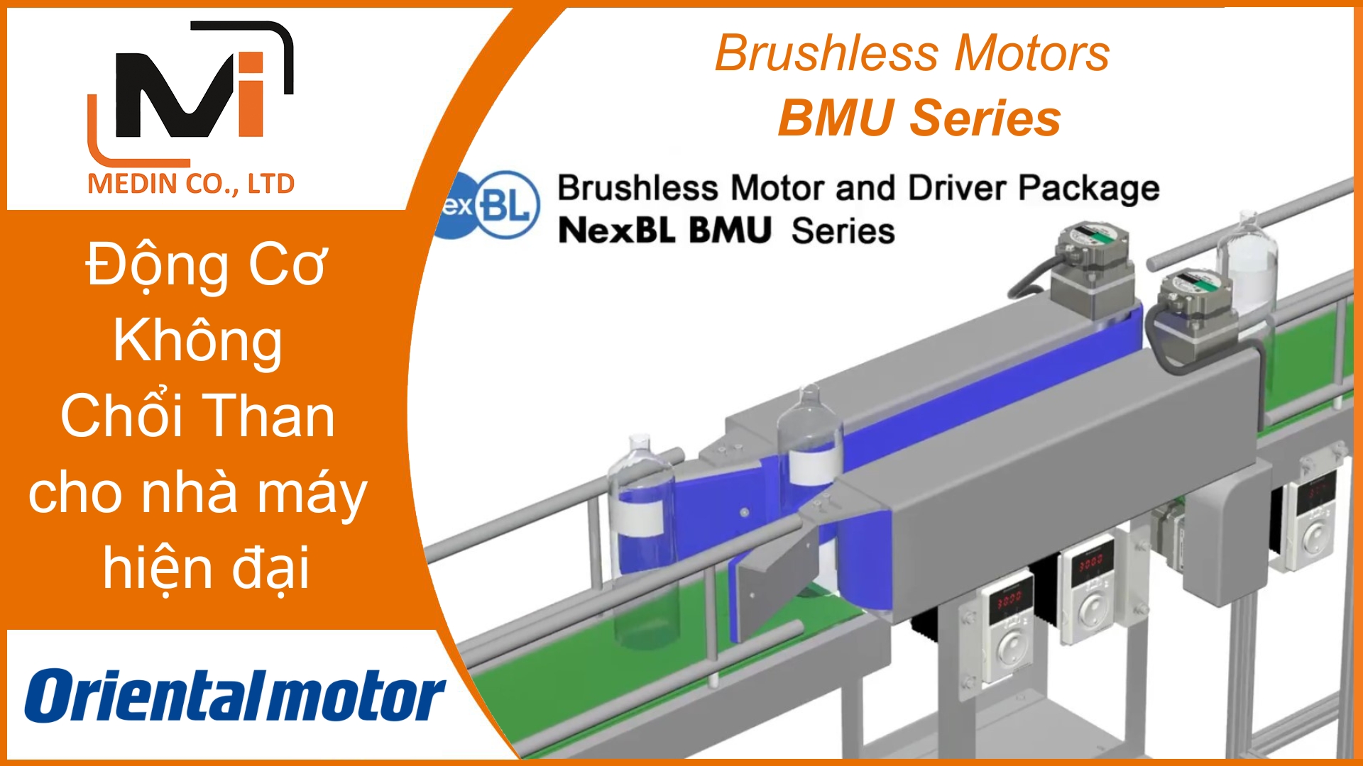 Brushless Motors BMU Series – Giải Pháp Động Cơ Không Chổi Than Cho Nhà Máy Hiện Đại