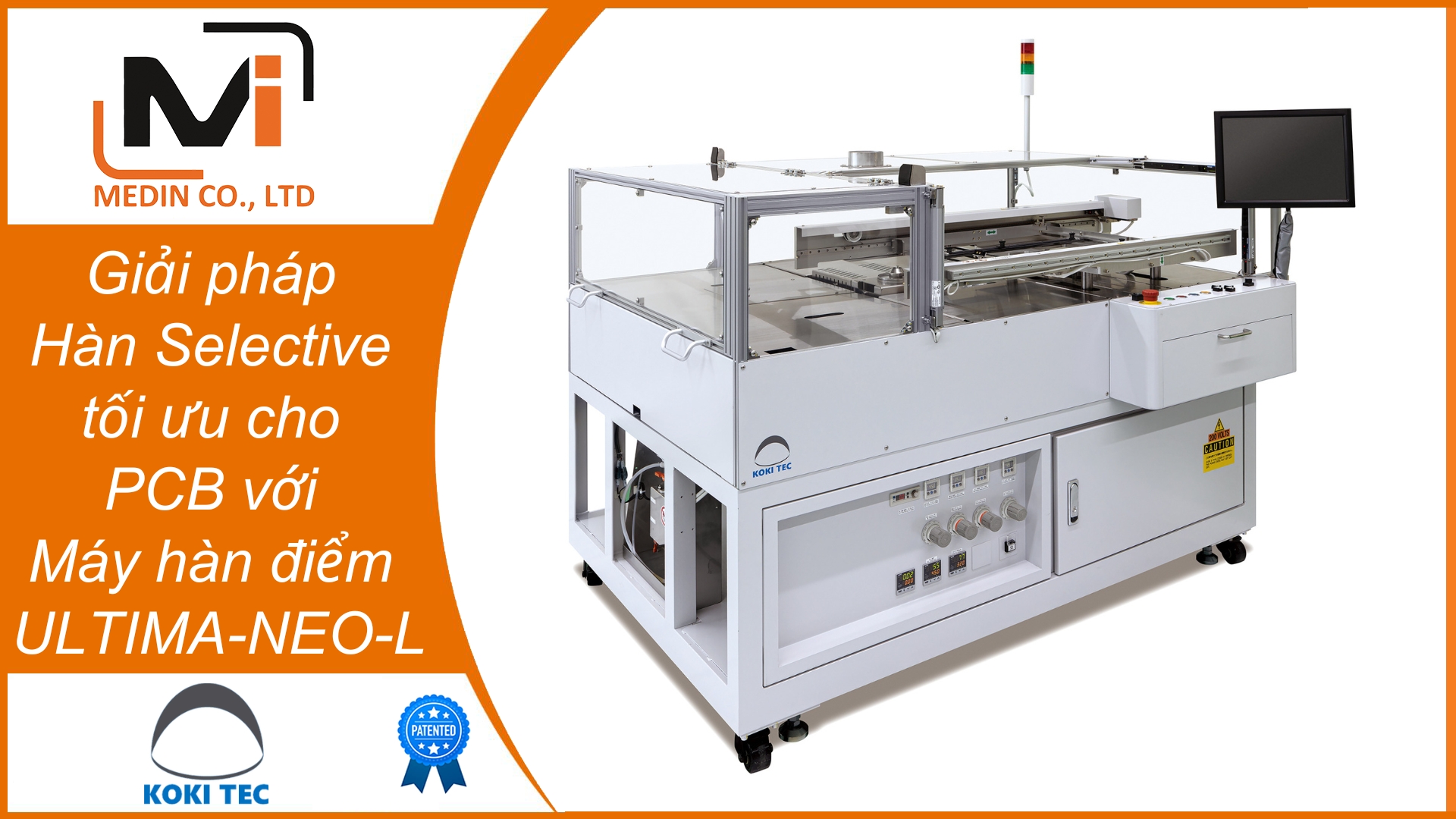 Giải pháp Hàn Selective tối ưu cho PCB với Máy hàn điểm ULTIMA-NEO-L của Koki