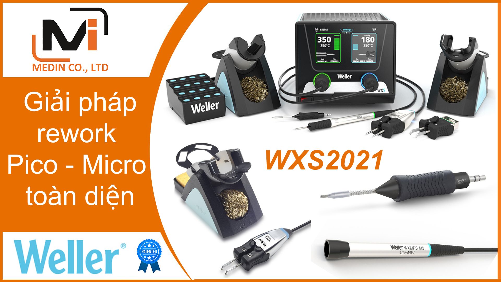 Giải pháp rework Pico Micro toàn diện với Máy hàn thiếc Weller WXS2021