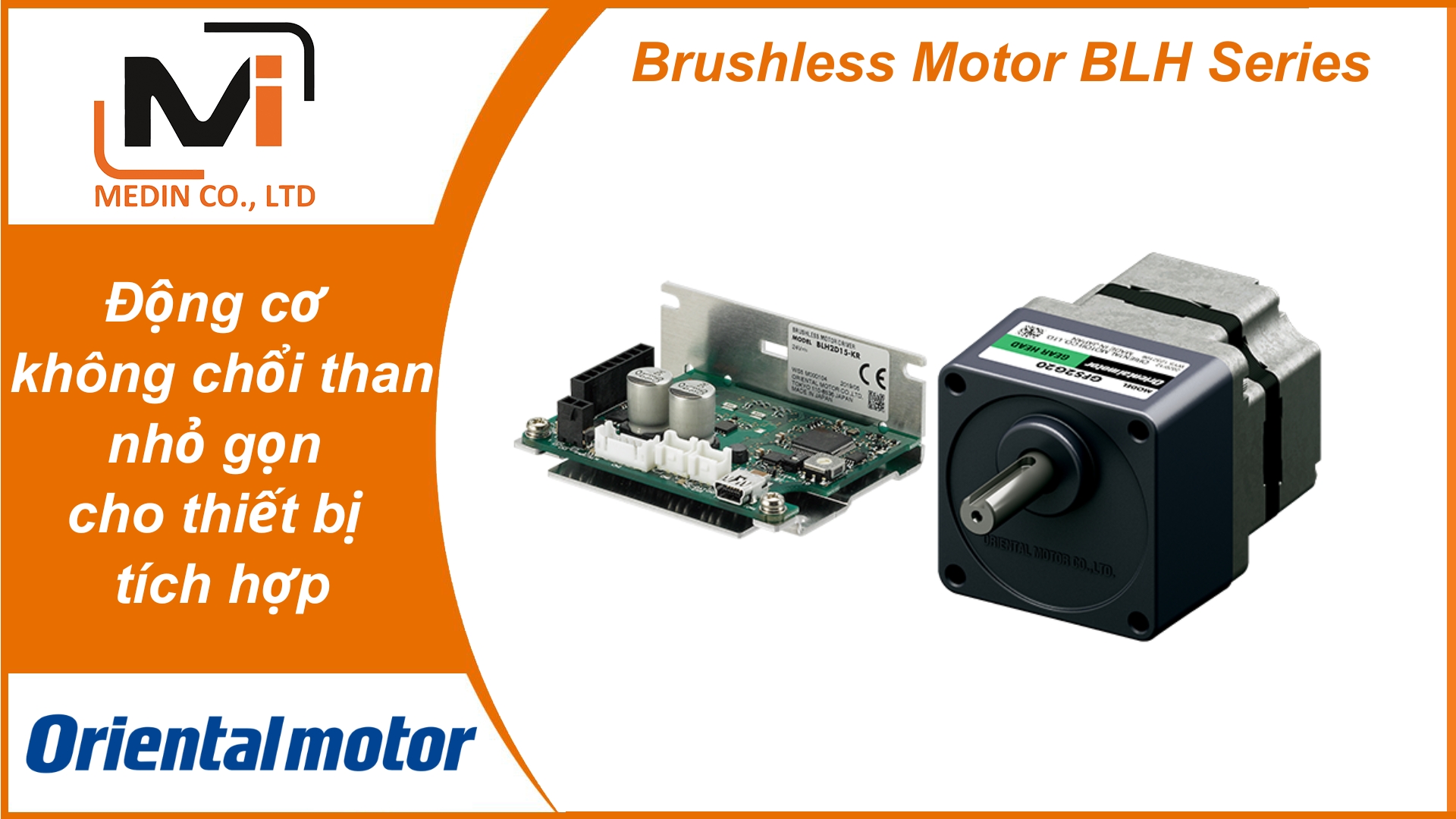 Brushless Motor BLH Series – Động cơ không chổi than nhỏ gọn cho thiết bị tích hợp