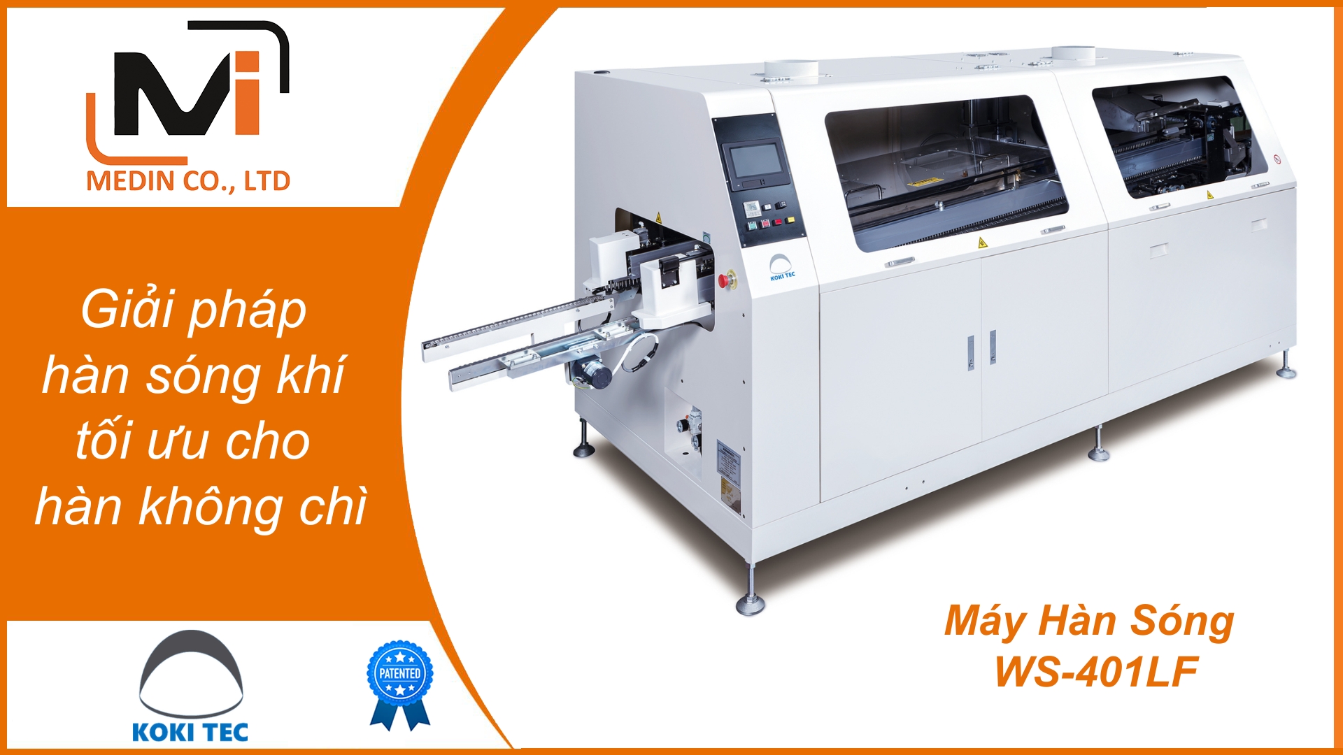 Giải pháp hàn sóng khí tối ưu cho hàn không chì với Máy Hàn Sóng WS-401LF Koki