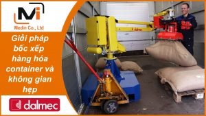 Tay trợ lực Dalmec Micropartner – Giải pháp manipulators linh hoạt cho không gian hẹp và bốc xếp hàng hóa trong container