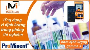Ứng dụng vi định lượng trong phòng thí nghiệm với bơm định lượng Prominent Metering Pump gamma X