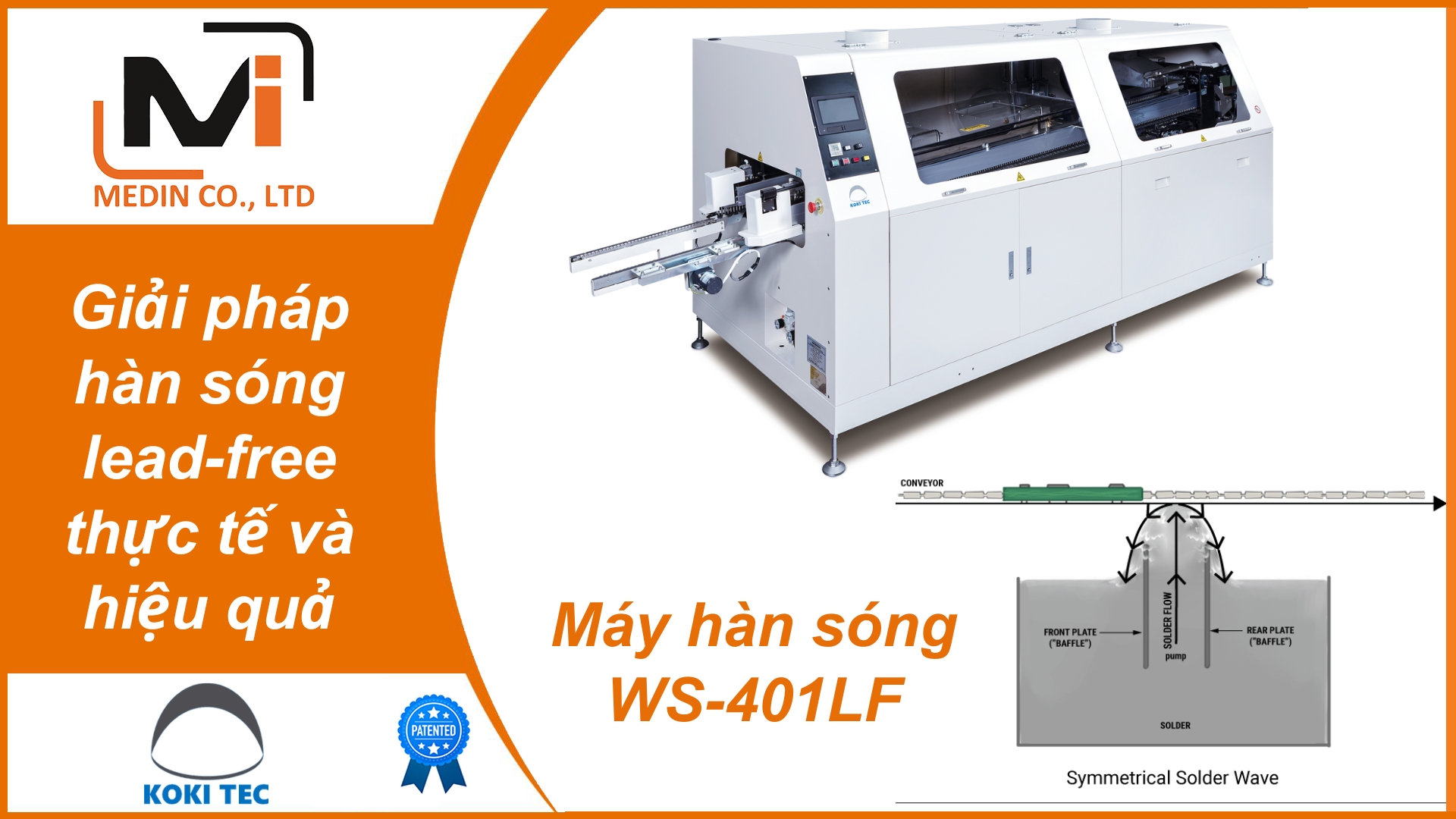 Giải pháp hàn sóng lead-free thực tế và hiệu quả cho các nhà máy SMT-PCBA với Máy hàn sóng WS-401LF Koki