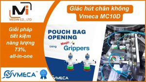 Giải pháp tiết kiệm năng lượng 73%, all-in-one – Giác hút chân không Vmeca MC10D Magic Gripper