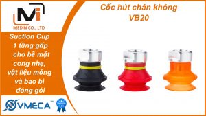 Ứng dụng cốc hút chân không Vmeca VB20 – Suction Cup 1 tầng gấp cho bề mặt cong nhẹ, vật liệu mỏng và bao bì đóng gói