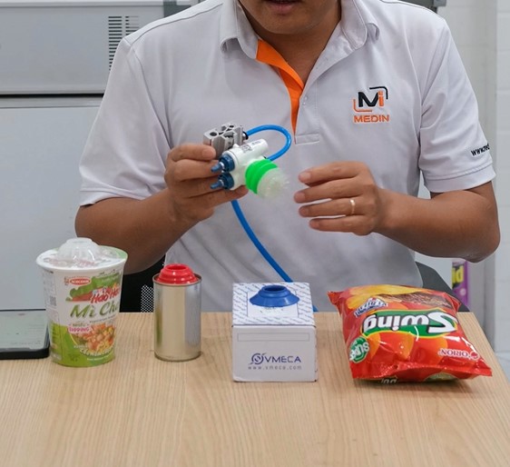 1 bơm chân không Vmeca – vô vàn ứng dụng, chỉ cần đổi Pad không cần đổi bơm - Giác hút MC20D